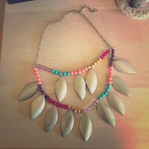 Multi-colored beaded necklace
